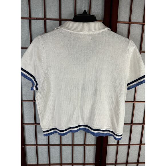 Brooklyn Cropped Graphic Sweater Polo from Aéropostale Women's XL - Picture 5 of 8